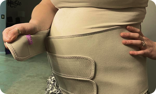 abdominal bandage procedure